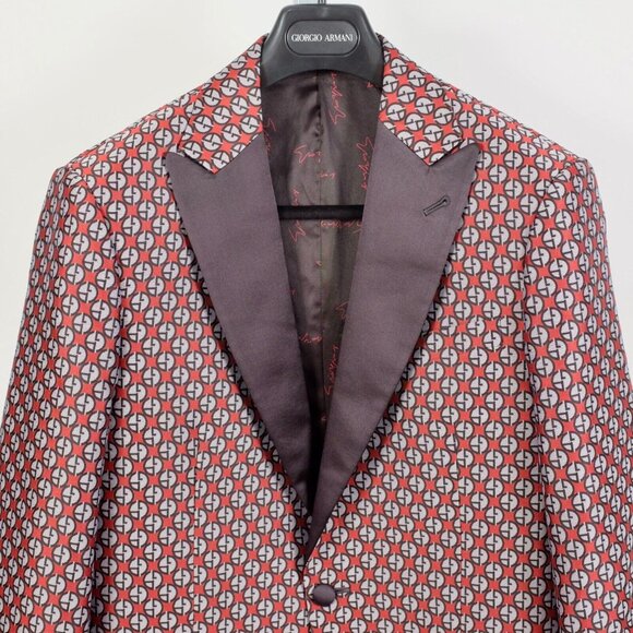 Giorgio Armani Black Label jacket blazer 48/ 38 Exclusive Edition dinner tuxedo - Picture 6 of 11